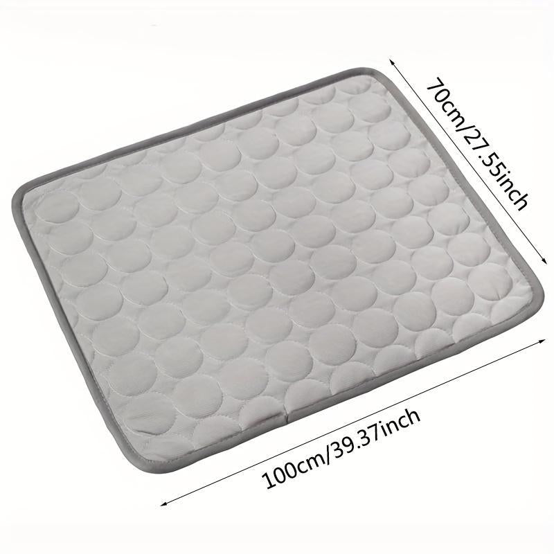 Cooling Pet Mat, 1Pc Washable Pet Bed, Summer Cooling Pad for Dogs & Cats, Comfortable Pet Mat for Home & Car Use