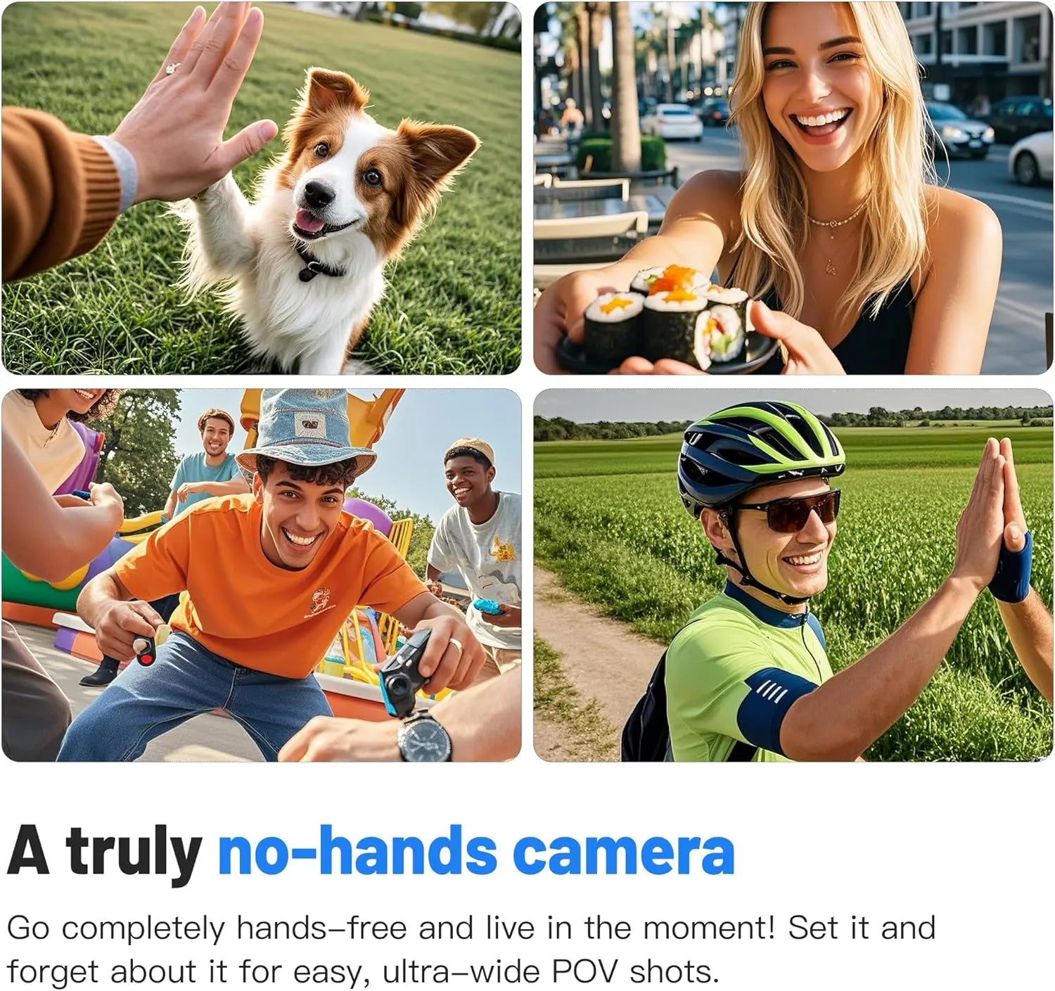 4K 128GB UHD Mini Body Camera Wearable Action Body Cam Thumb Size Hands Free Recording Body Worn Camera, Premium Portable