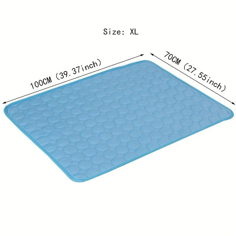 Cooling Pet Mat, 1Pc Washable Pet Bed, Summer Cooling Pad for Dogs & Cats, Comfortable Pet Mat for Home & Car Use